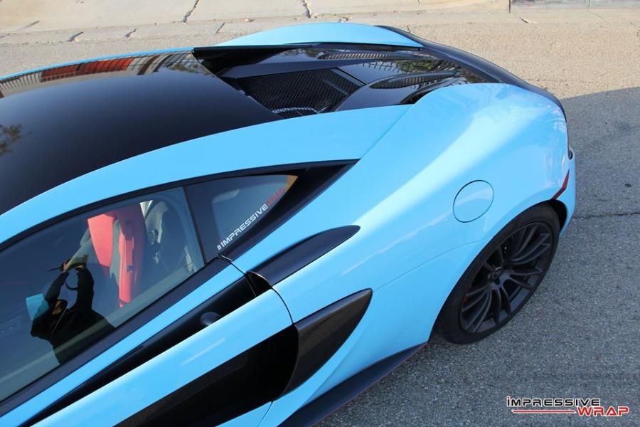  McLaren 570S Sky Blue by Impressive Wrap 2016 года  (фото 11 из 21)